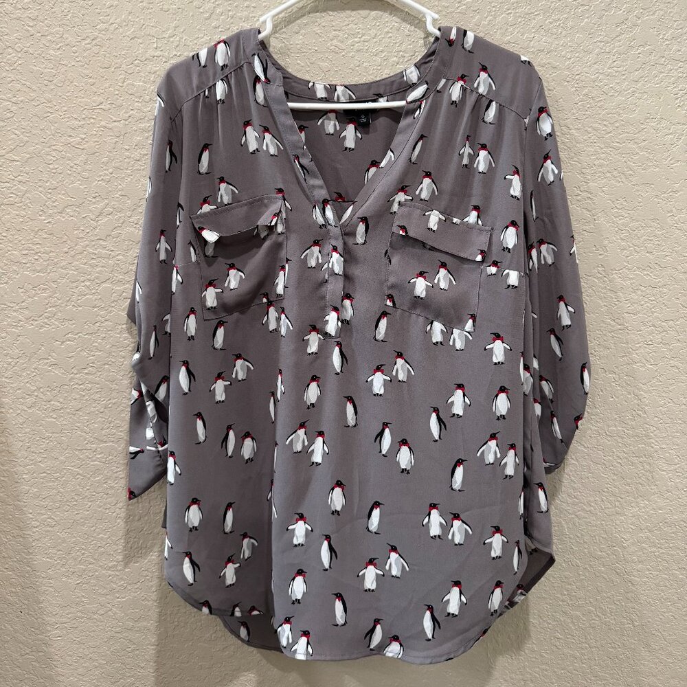 Torrid Harper Penguin Blouse - Size 0